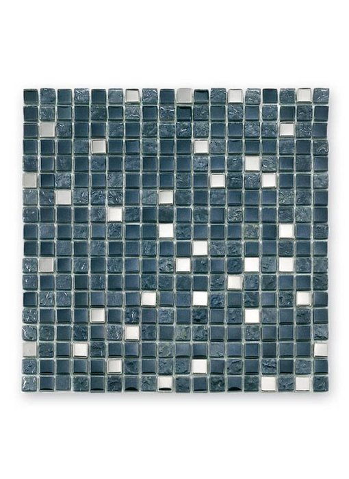 Materialmix-Mosaikfliesen GL-2495 Tuscany metal black