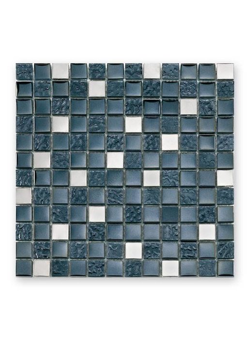 Materialmix-Mosaikfliesen GL-2496 Tuscany metal black