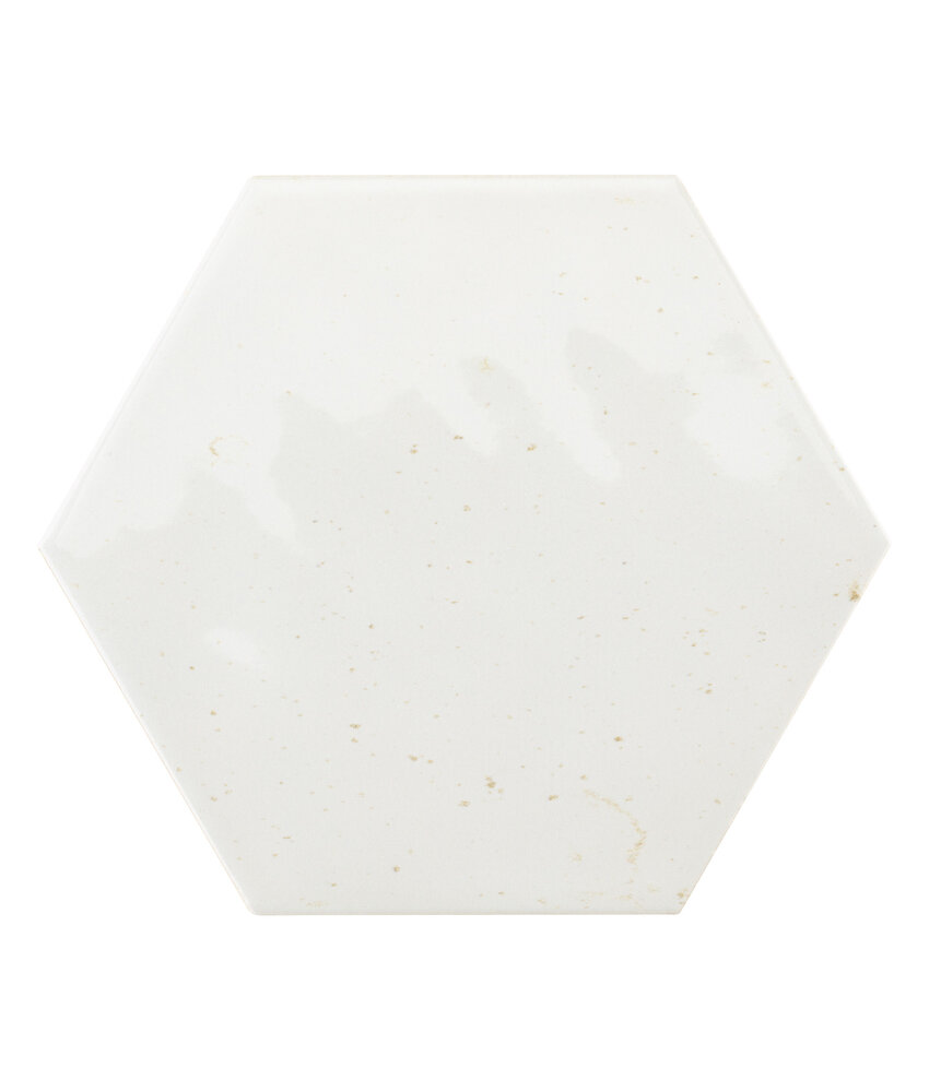 BÄRWOLF Loft Hexagon KE-22101  Latte White Gloss  17,3 x 15 cm