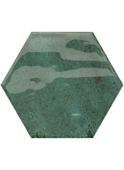 BÄRWOLF Loft Hexagon KE-22110  Emerald Green Gloss  17,3 x 15 cm