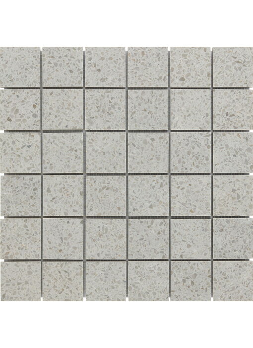 BÄRWOLF Keramik Mosaikfliesen KEG-22505  coin grey 48 x 48 mm