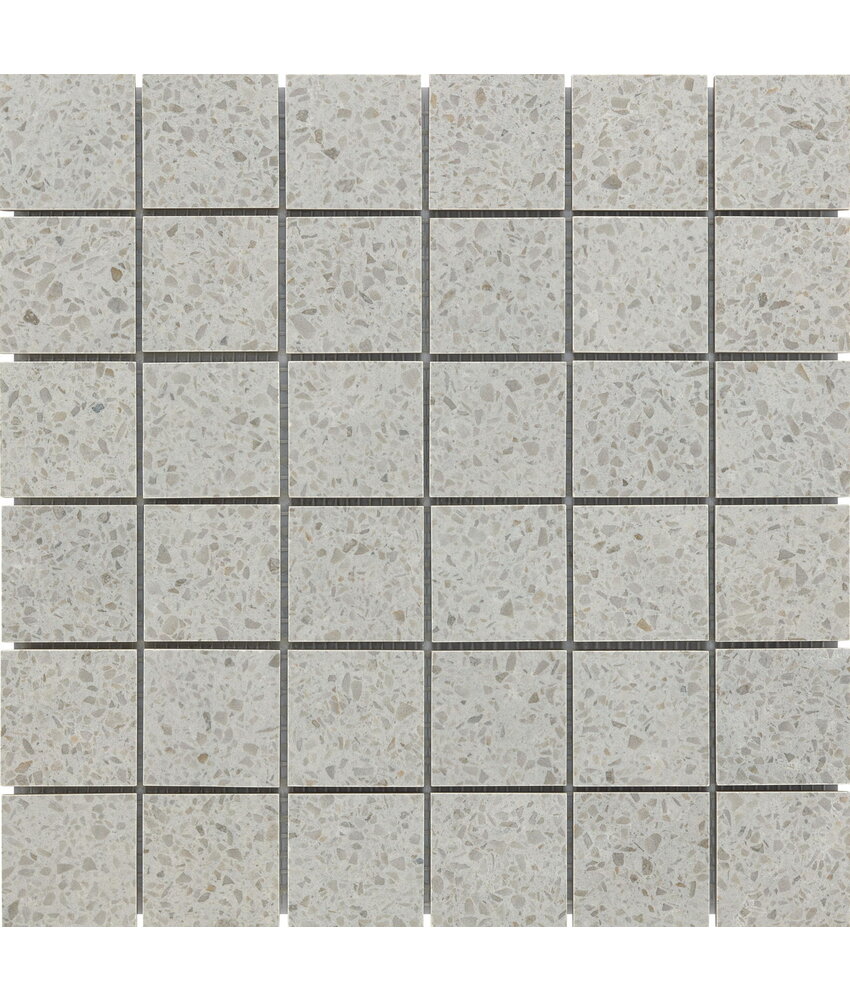 BÄRWOLF Keramik Mosaikfliesen KEG-22505  coin grey 48 x 48 mm