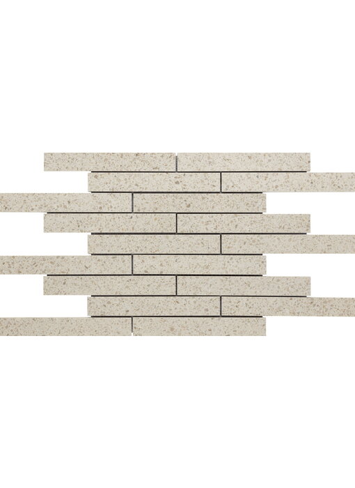 BÄRWOLF Townhouse Keramik Mosaikfliesen KEG-22502 tropea cream Mauerverband 21,15 x 3,077 cm