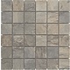 BÄRWOLF Keramik Mosaikfliesen KEG-20031 Rustic Stone silver lining 48 x 48 mm