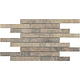 BÄRWOLF Keramik Mosaikfliesen KEG-20101 Rustic Stone silver living Mauerverband 21,15 x 3,077  cm
