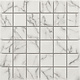 BÄRWOLF Keramikmosaik Grip  GTM-20000 Marmor weiß  - 31,4 cm x 31,4 cm