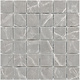 BÄRWOLF Keramikmosaik Grip  GTM-20002 Marmor grau - 31,4 cm x 31,4 cm