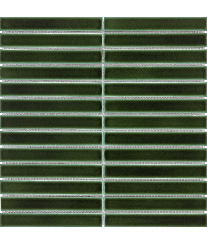 BÄRWOLF Stripes racing green glossy  KIT-23006  29,6 x 29,9 cm