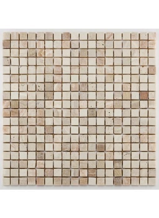 Naturstein Mosaikfliesen Orvieto AM-0002 beige