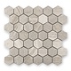 Trittsichere Naturstein Mosaikfliesen Favo CM-15031 creme