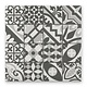 Trittsichere Keramik Mosaikfliese Patchwork KEG-14072 black & white