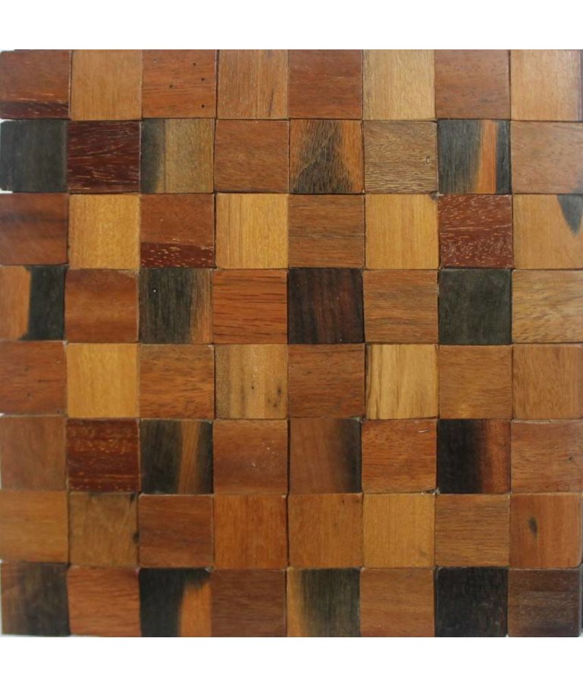 Holz-Mosaikfliesen-Troja
