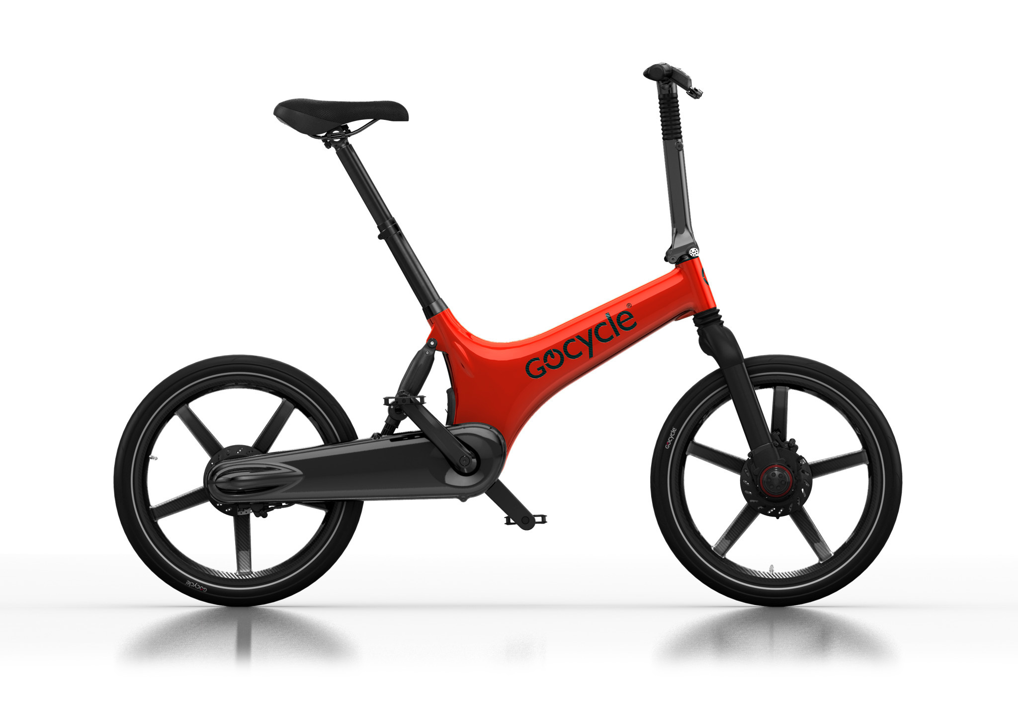 Gocycle G3 Carbon - Limited edition Rood - Zwart