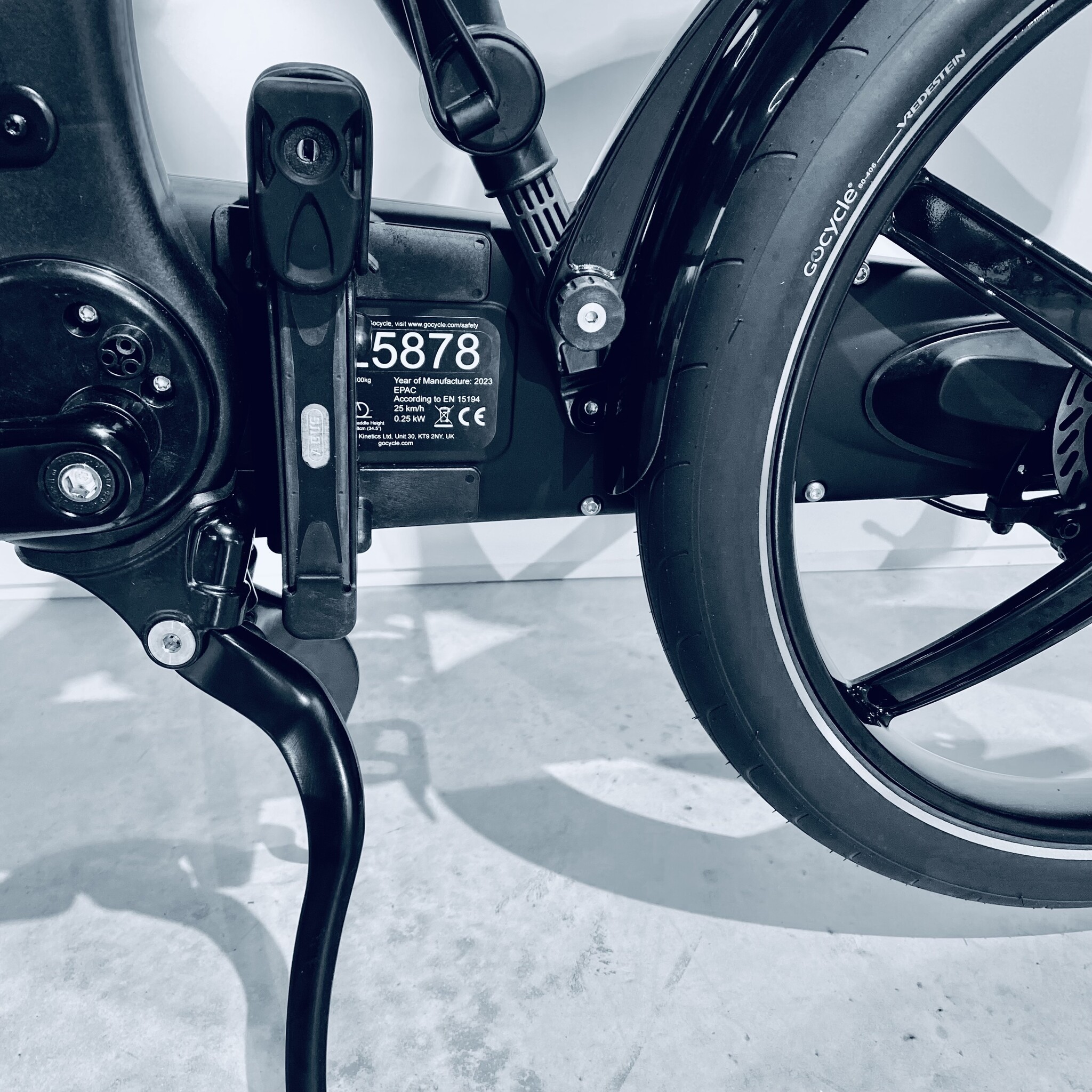 Gocycle Kit Antivol pliable + Support Gocycle ABUS