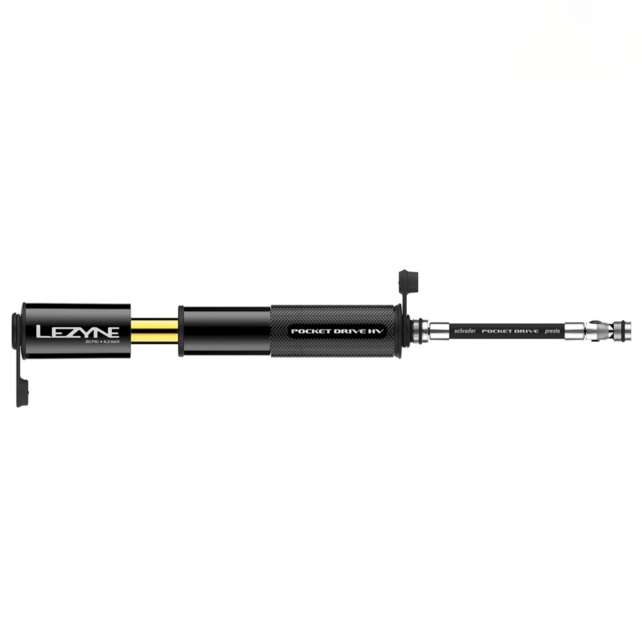 Lezyne Mini Pomp - Pocket Drive HV Zwart