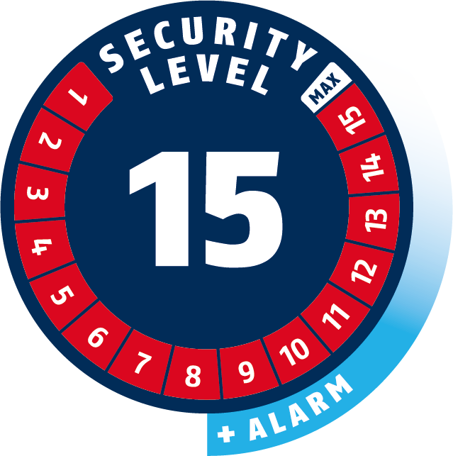 Abus Serrure Pliante ABUS BORDO Granit 6500KA/90 BK SH