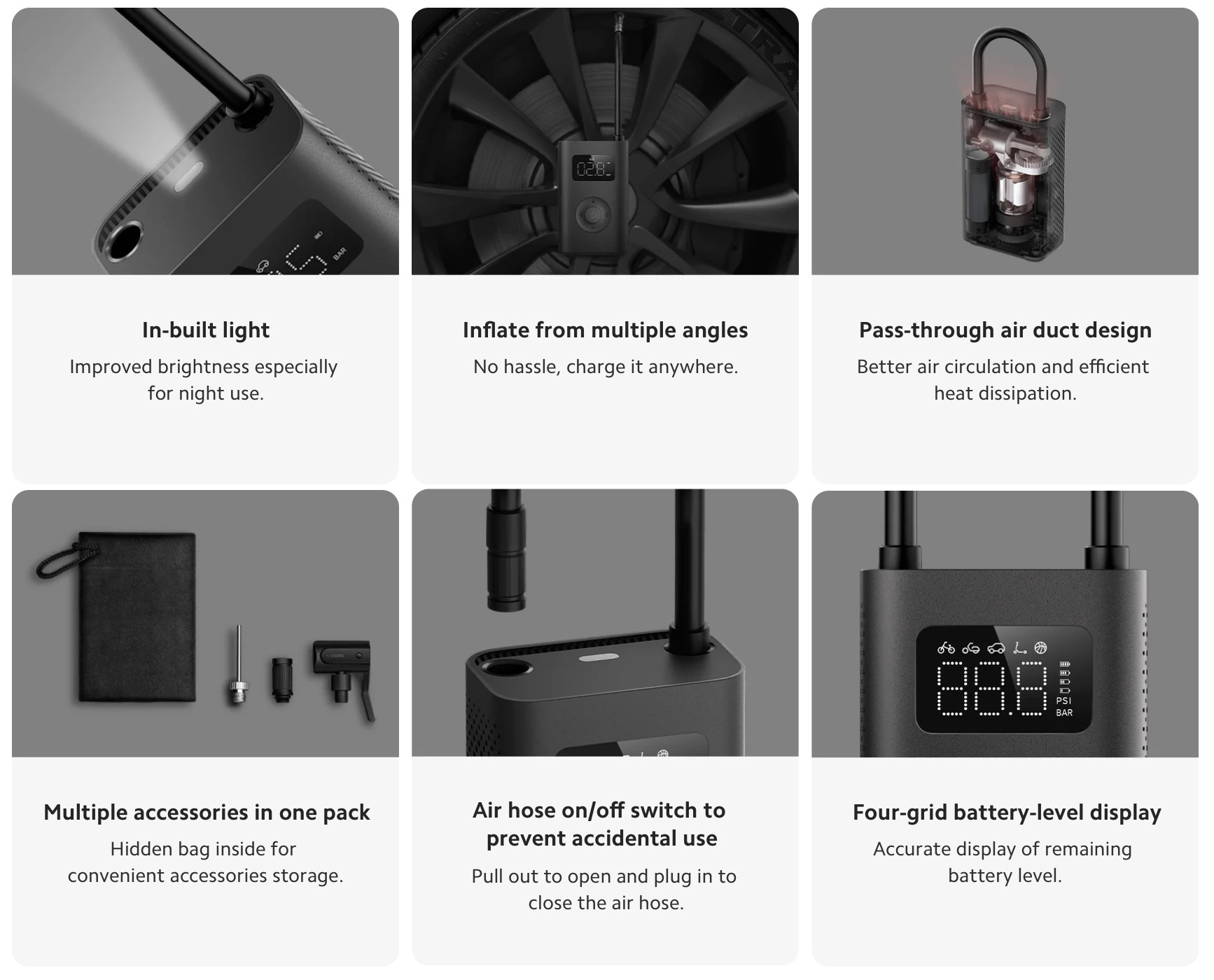 Xiaomi  Compresseur électrique portable Type 2