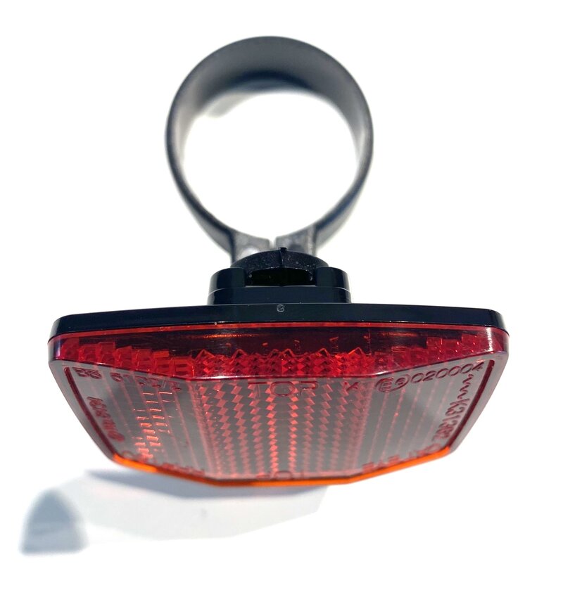 Gocycle Red Reflector Square With 34,9mm bracket