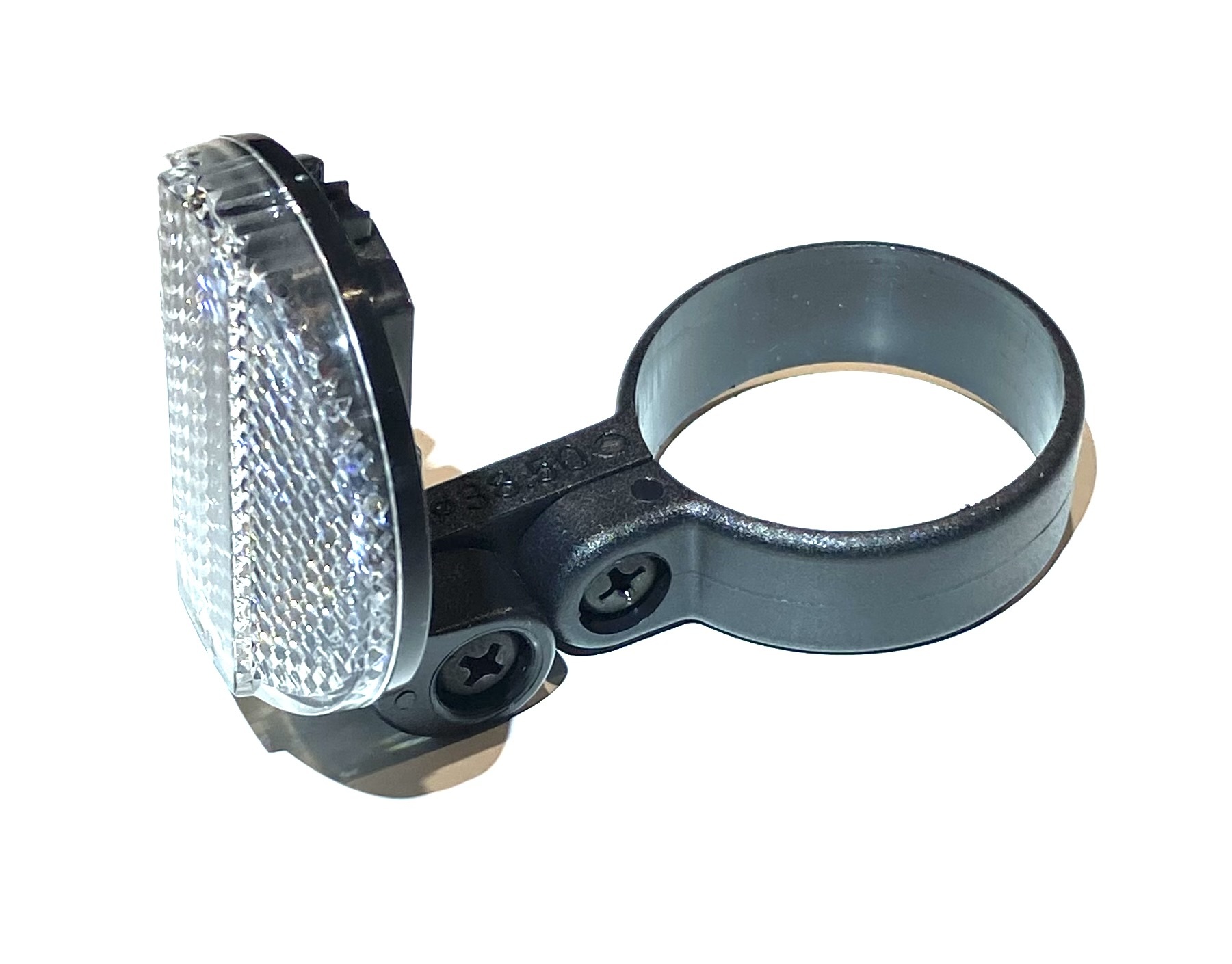 Gocycle Witte ronde reflector met 38,5mm mm steun