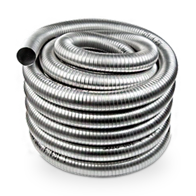 Dubbelwandig flexibel RVS