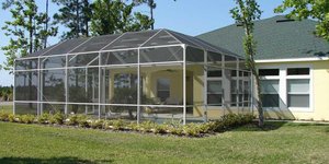 Houtenkachel in serre