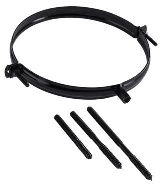 Fumio Muurbeugel Ø170 zwart