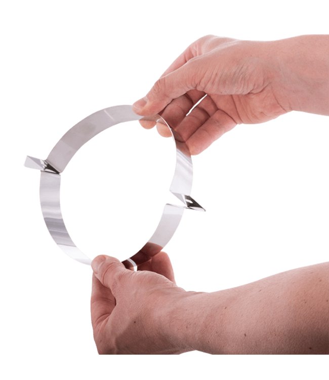 Fumio Muurbeugel rvs Ø150mm