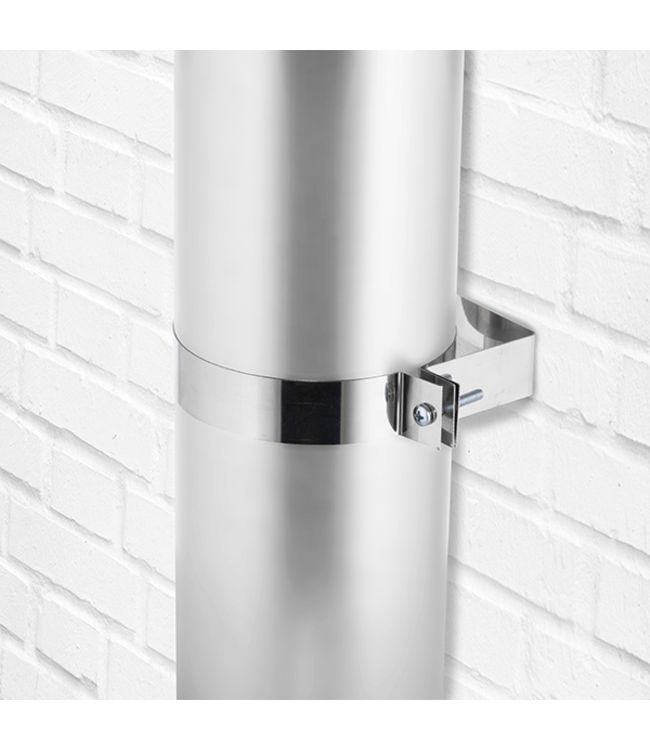 Fumio Muurbeugel RVS Ø80mm