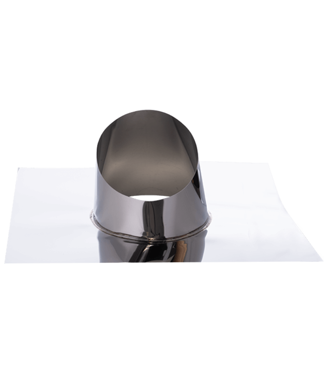 Fumio RVS Ø200  dakdoorvoer 45°