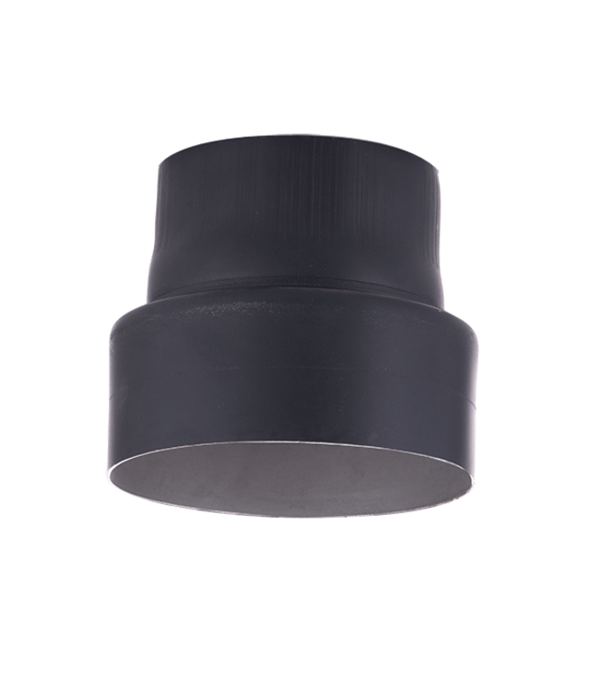 Reduceerkanaal Ø150 / Ø120 2mm zwart