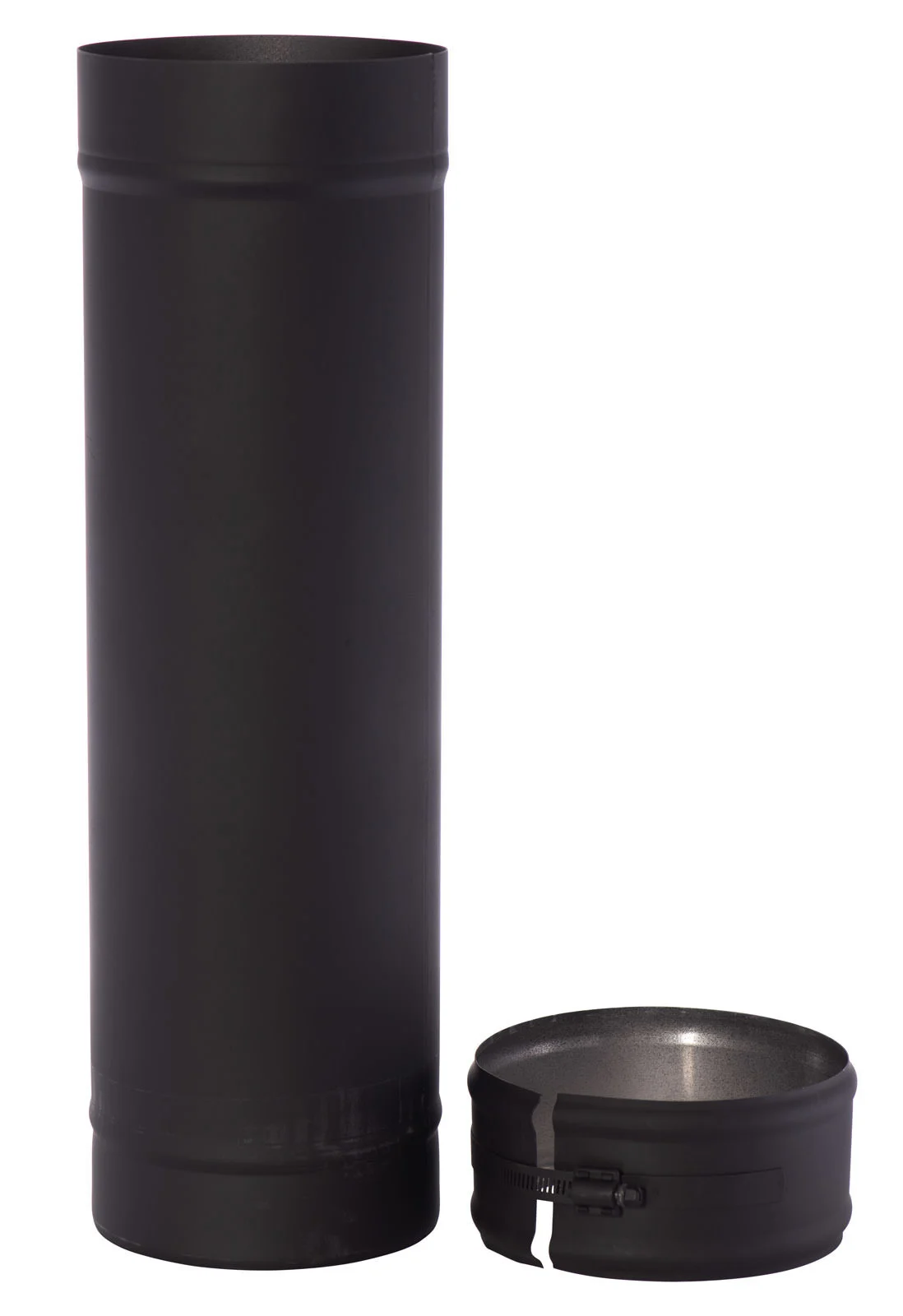 Dubbelwandige roestvrijstalen kachelpijp L 500 mm (DN 200-250 Dubbelwandige roestvrijstalen kachelpijp L 500 mm (DN 200-250