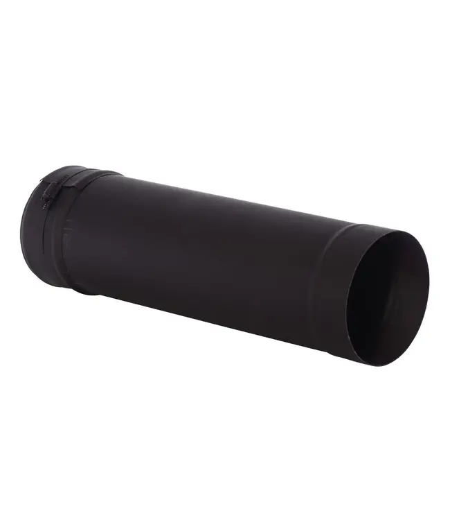 Fumio Kachelpijp 300mm Ø150 1mm zwart