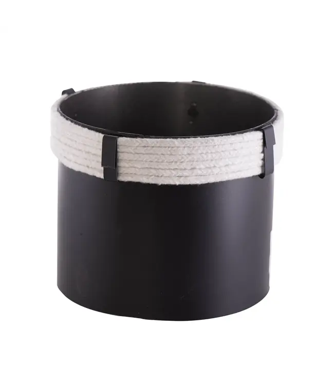 Fumio Schoorsteen adapter Ø180 / Ø200 2mm zwart