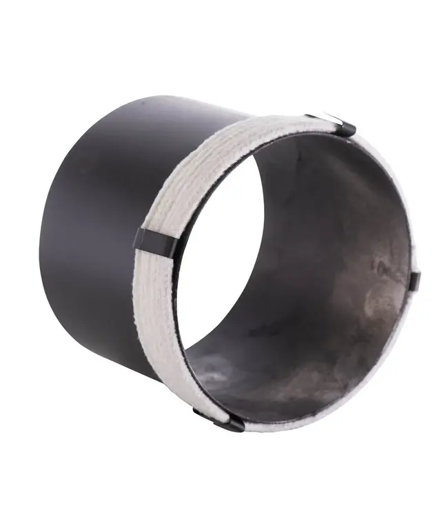 Fumio Schoorsteen adapter Ø180 / Ø200 2mm zwart