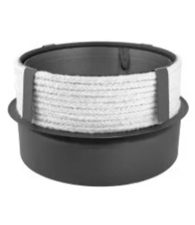 Fumio Schoorsteen adapter Ø160 / Ø200 2mm zwart