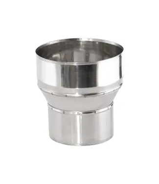 Fumio Verloopstuk Ø156/ Ø120 voor afwaterende montage Fumio Verloopstuk Ø156/ Ø120 voor afwaterende montage