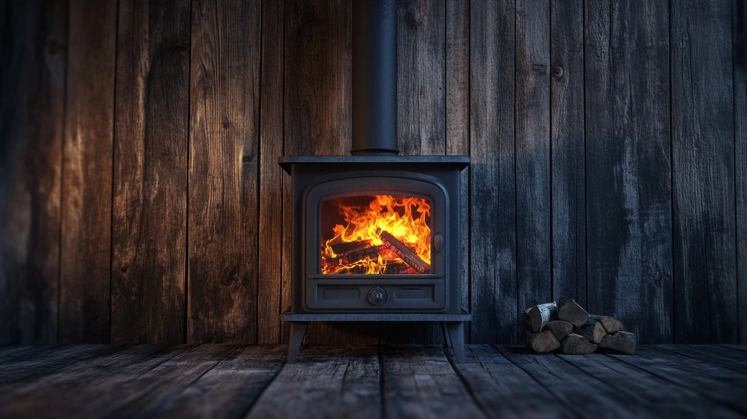 Afstand van de houtkachel tot de muur