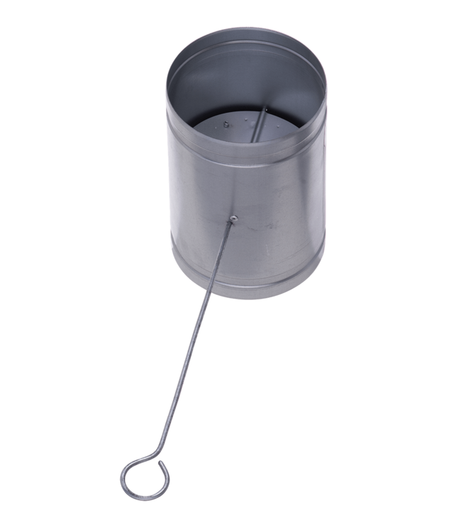 Fumio Gegalvaniseerde Smoorklep met Staaldraad   Ø130mm 0,5mm