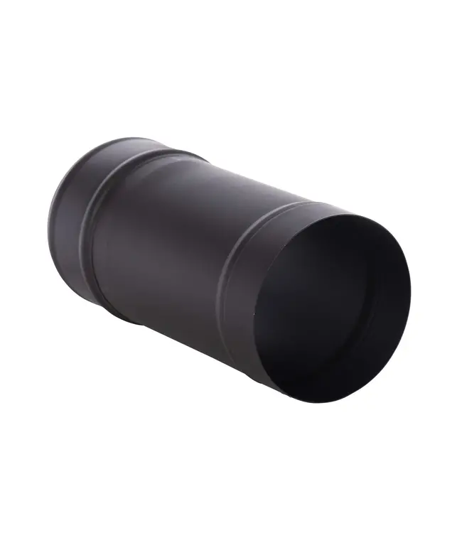 Fumio Kachelpijp 500mm Ø150 1mm zwart