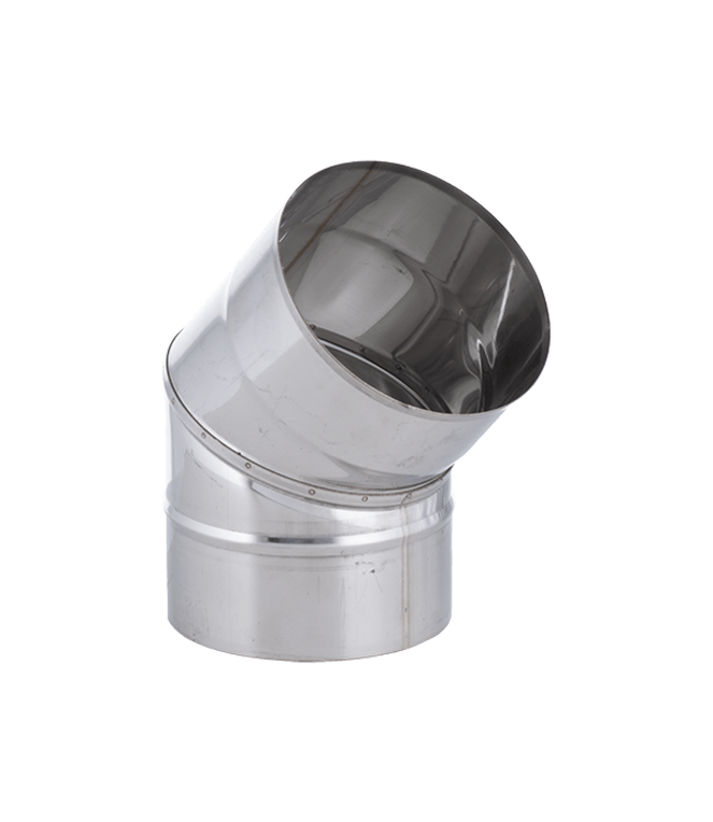 Fumio Bocht 45° RVS  Ø125mm