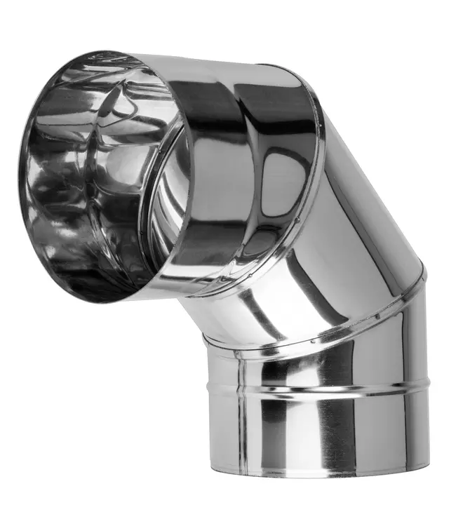 Fumio Bocht 90° RVS  Ø80mm
