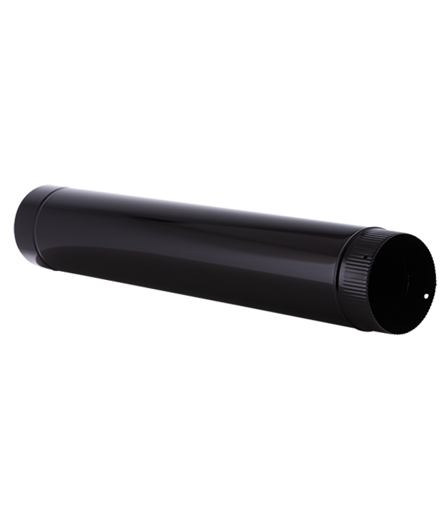 Fumio Kachelpijp 1000mm Emaille Zwart 0.5mm (110mm)