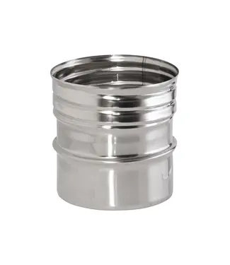 Detandt Ø100 ENKELWANDIG NAAR FLEXIBEL SCHROEF