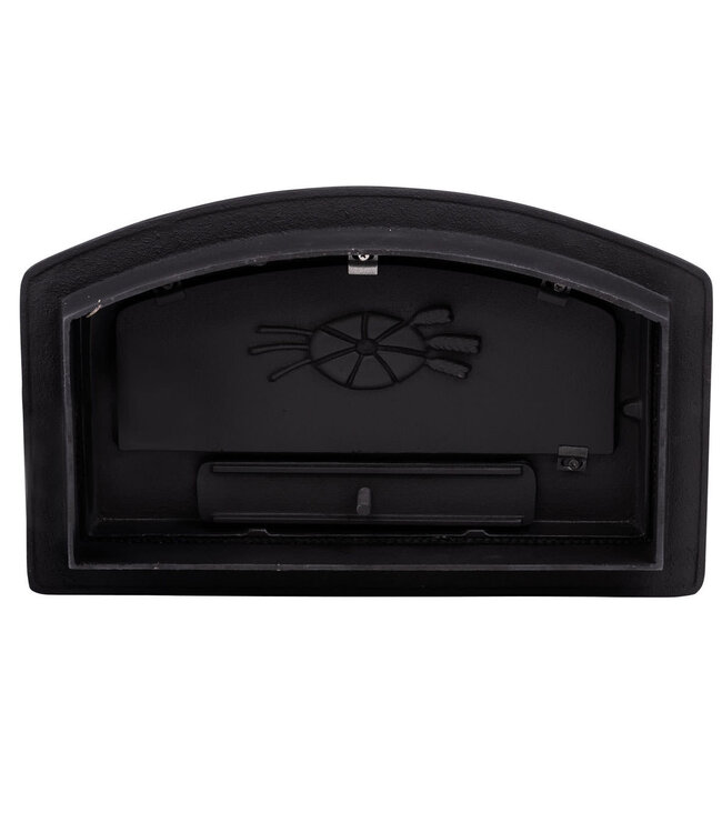 Ovendeur halfrond gietijzer