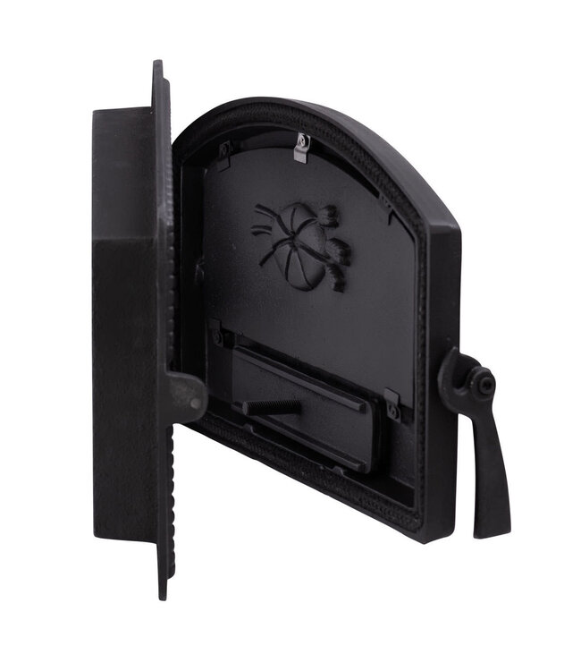 Ovendeur halfrond gietijzer