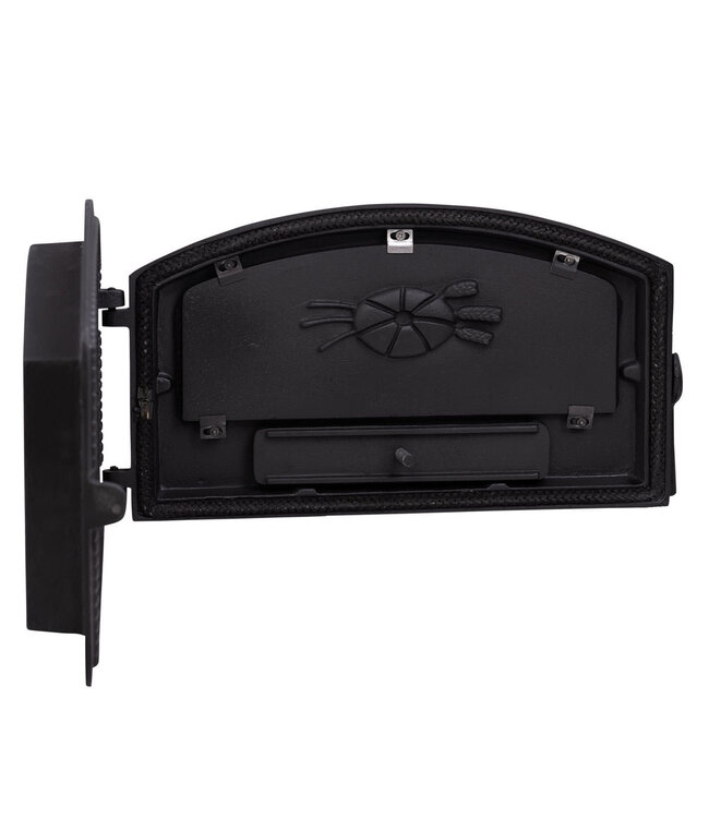 Ovendeur halfrond gietijzer