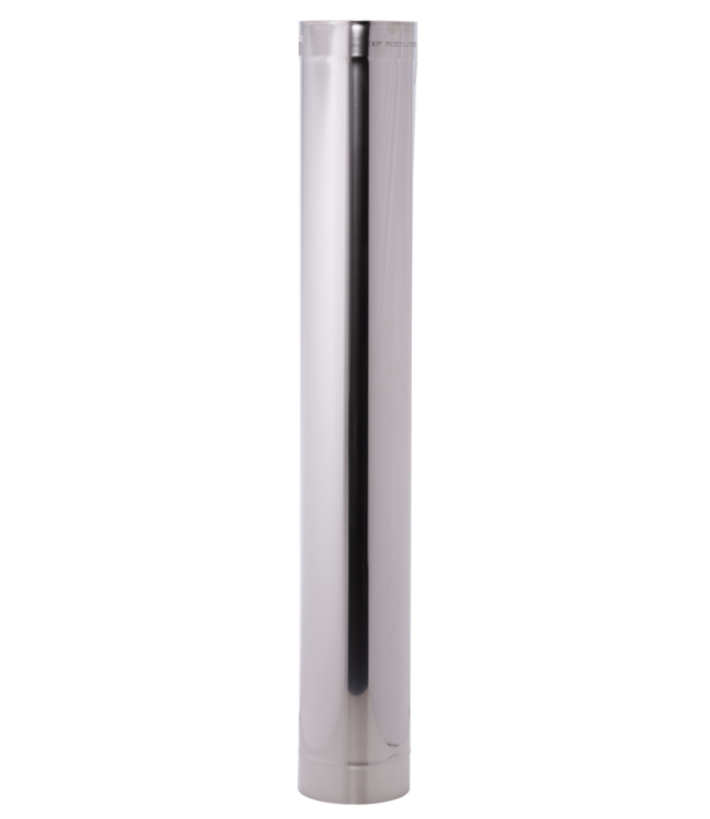 Fumio kachelpijp RVS Ø150mm 1000mm