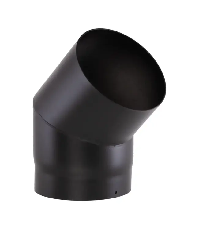 Fumio Bocht 45° Ø120 2mm zwart