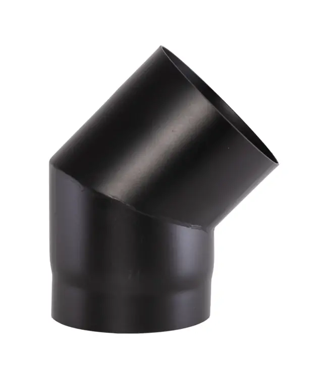Fumio Bocht 45° Ø120 2mm zwart