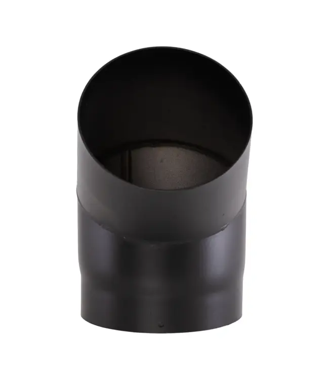 Fumio Bocht 45° Ø120 2mm zwart